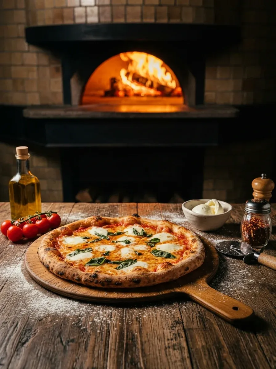 Pizzeria - KI-Enhanced Foto