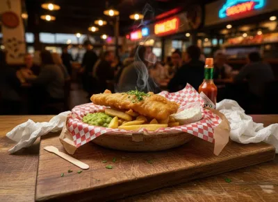 French Bistro - KI-Enhanced Foto